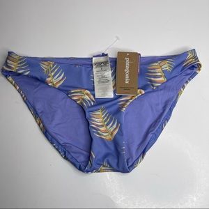 Patagonia Sunamee Bikini Bottoms Size Small Palms Of My Heart Swim Stret…